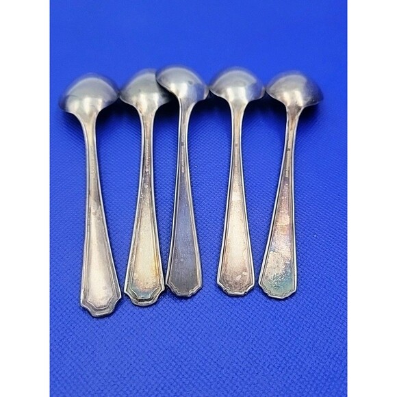 5 Wm A Rogers A1 Carlton Teaspoon 5 7/8" Silverplate Silverware Flatware Oneida - Picture 5 of 6